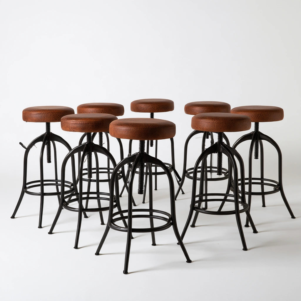 Hoker barowy, o nowoczesnej formie, kolor: biały